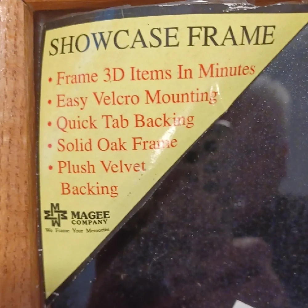 Oak Shadow Box Display Frame 15x12 Inches